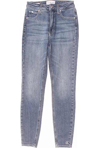 Dámské úzké Modré Calvin Klein Vel. W28 Dámské úzké Modré Calvin Klein Vel. W28