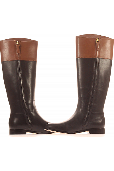 Ralph Lauren Dámské Boty Kožené Černé