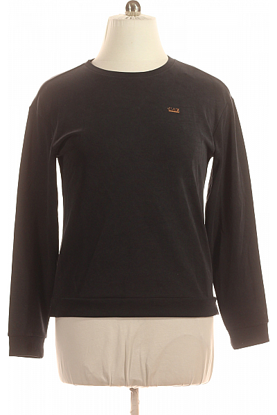 ARMANI Pánská Mikina Bez Zapínání Černá