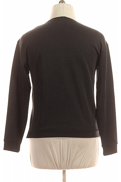 ARMANI Pánská Mikina Bez Zapínání Černá