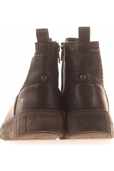 MUSTANG Dámské Kotníkové Boty Černé Vel. 40