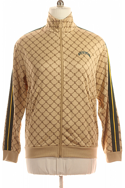 Pánská Mikina Na Zip Béžová REVIEW Vel. M