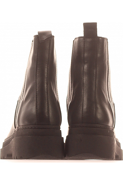 Inuovo Dámské Kotníkové Boty Kožené Černé Vel. 36