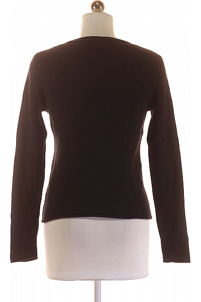 Dámský Pulovr Vlněný Černý TOMMY HILFIGER Second hand Vel. XS