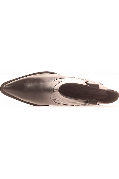 BRONX Dámské Boty Kožené Černé Vel. 39