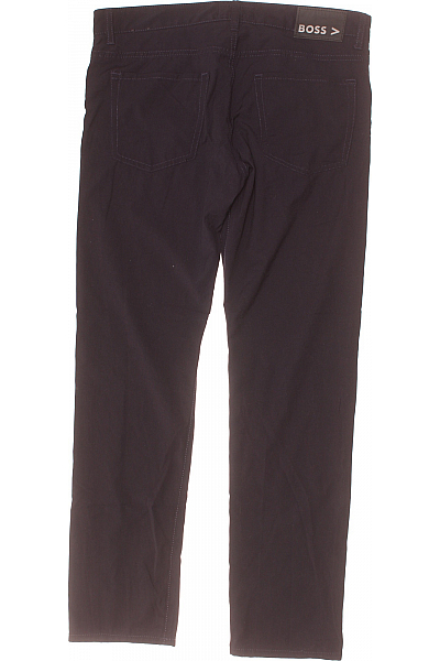 Hugo Boss Pánské Kalhoty Rovné Modré Second hand Vel. 34/32