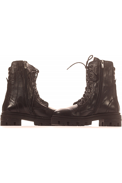 Dámské Workery Kožené Černé Inuovo Vel. 36