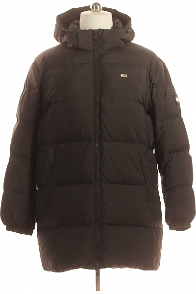 TOMMY HILFIGER Zimní Pánská Bunda Černá Vel. XL