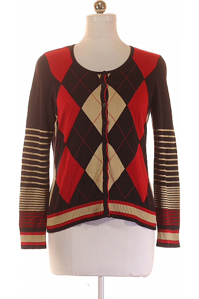 BIANCO Dámský Cardigan Barevný Second Hand Vel. 40