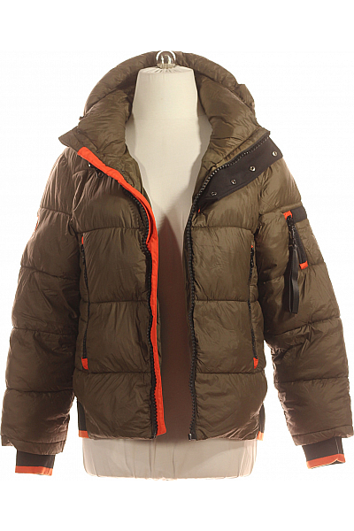 Zimní Pánská Bunda Zelená Vel. L