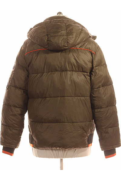 Zimní Pánská Bunda Zelená Vel. L