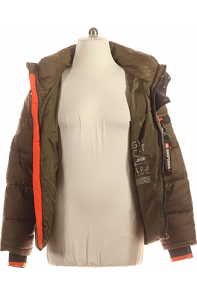 Zimní Pánská Bunda Zelená Vel. L