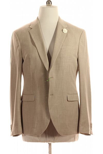 Pánské Sako Béžové MC NEAL Vel. 54