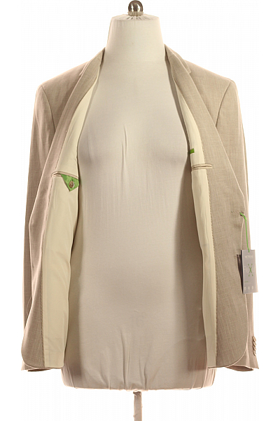 Pánské Sako Béžové MC NEAL Vel. 54