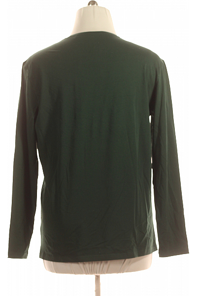 Hugo Boss Jednoduché Pánské Tričko Zelené Outlet