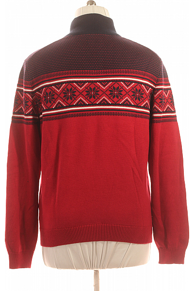 MC NEAL Pánský Svetr Červený Second hand Vel. L