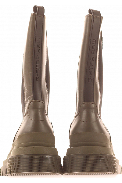 Dámské Boty Kožené Zelené G-Star Vel. 38