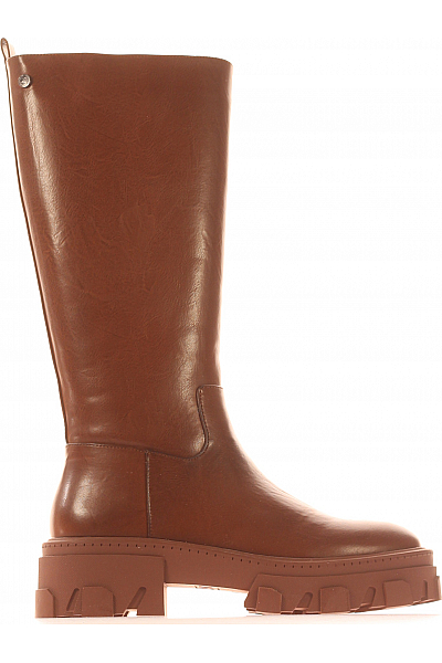 Xti Dámské Kozačky Chybí štítek Hnědé