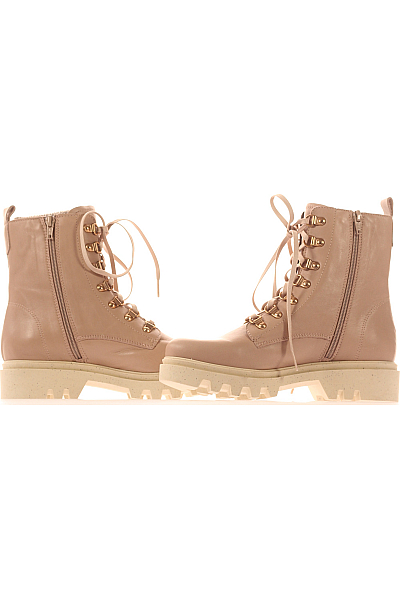 KANNA  Workery Kožené Béžové