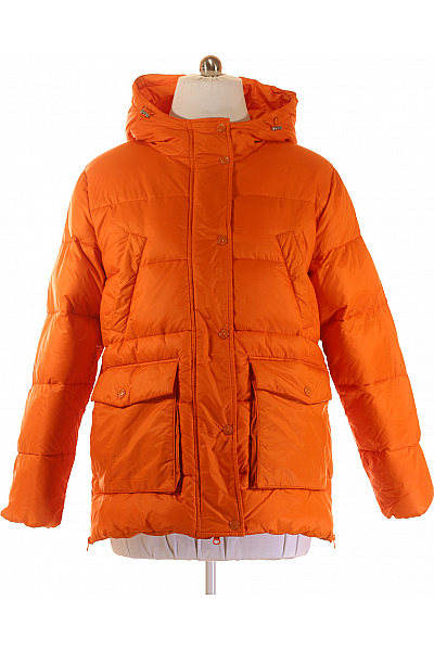 Zimní Dámská Bunda Oranžová Herrlicher Second Hand Vel. XL Zimní Dámská Bunda Oranžová Herrlicher Second Hand Vel. XL