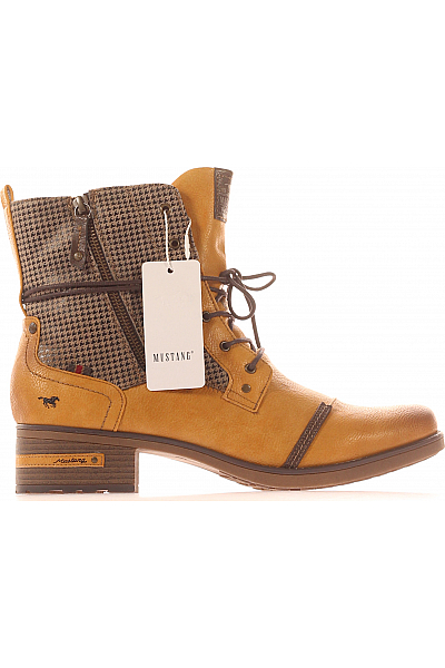 Pánské Boty Hnědé MUSTANG Outlet Vel. 45