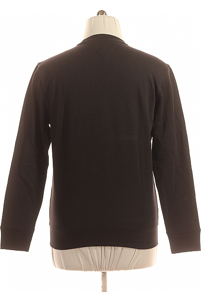 TOMMY HILFIGER Pánská Mikina Bez Zapínání Černá Vel. M