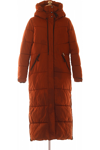Khujo Dámská Zimní Dlouhá Bunda Hnědá Second Hand Vel. M