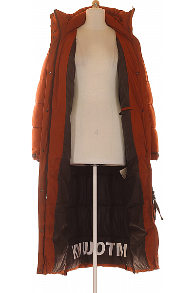 Khujo Dámská Zimní Dlouhá Bunda Hnědá Second hand Vel. M