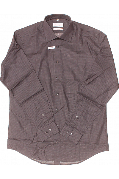 Christian Berg Vzorovaná Pánská Košile Šedá Vel. 39/40