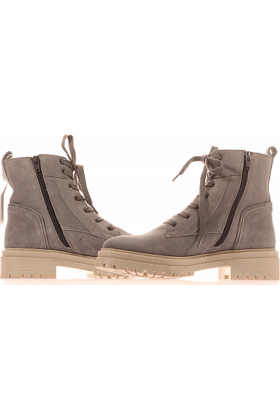 GEOX Dámské Workery Šedé Vel. 38