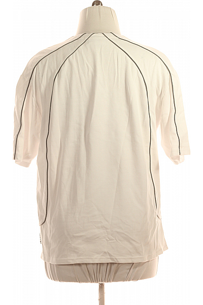 Pánské Tričko Bílé REVIEW Second hand Vel. L