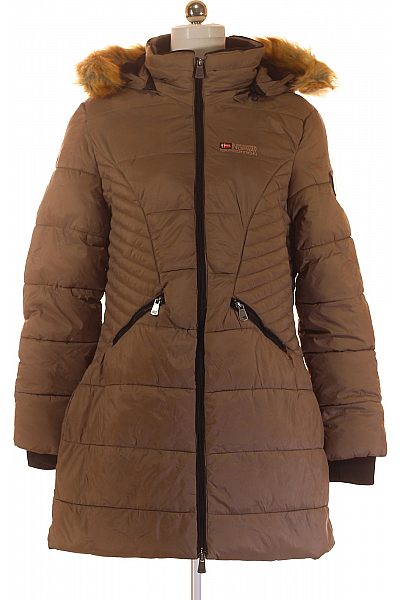 Zimní Dámská Bunda Hnědá Geographical Norway Vel. L