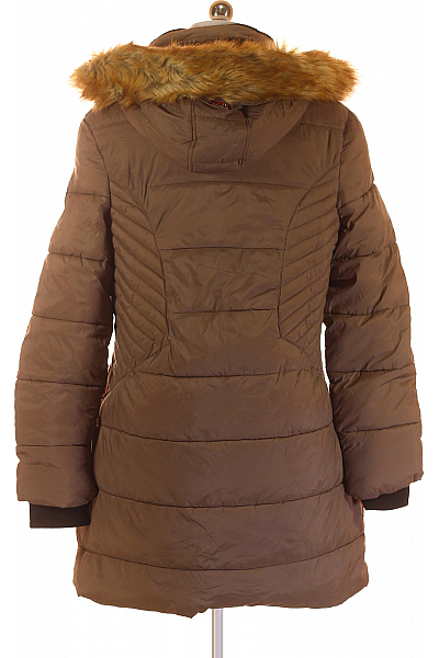 Zimní Dámská Bunda Hnědá Geographical Norway Vel. L