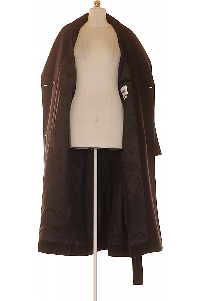 Weekday Pánský Kabát Vlněný Černý Vel.  L