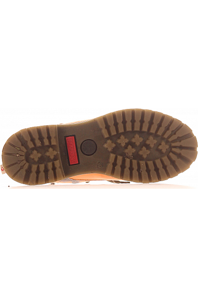 Goby Dámské Workery Oranžové Vel. 39