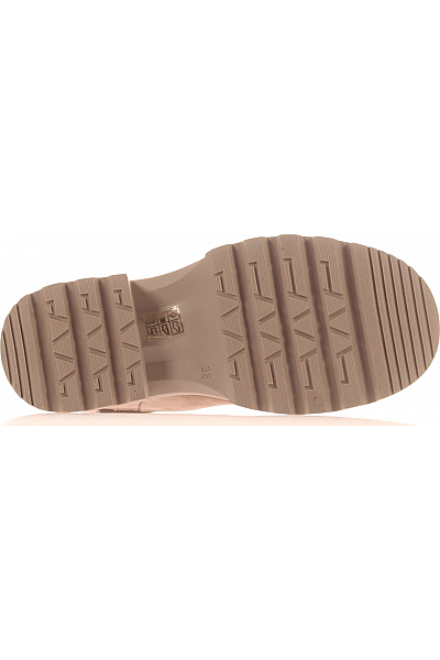 Inuovo Dámské Kotníkové Boty Kožené Béžové Vel. 38