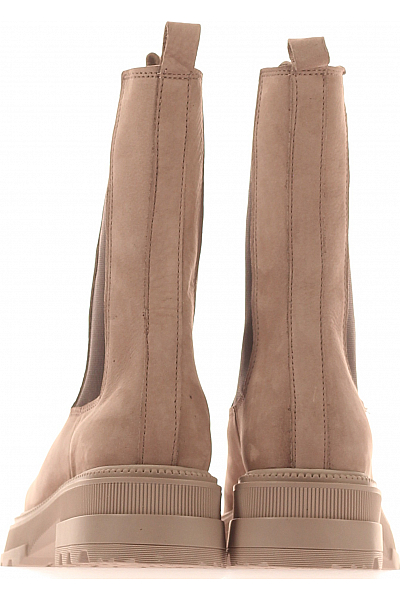 Inuovo Dámské Kotníkové Boty Kožené Béžové Vel. 38