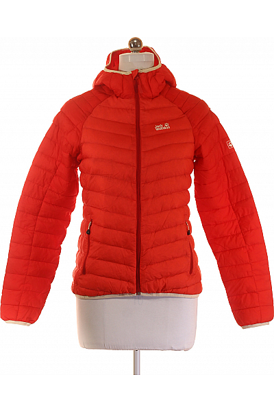 Prošívaná Dámská Bunda Červená Jack Wolfskin Vel.  M Prošívaná Dámská Bunda Červená Jack Wolfskin Vel.  M