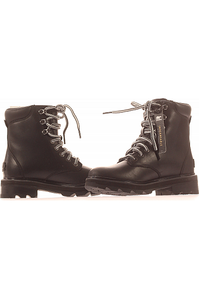 Dámské Boty Kožené Černé Sorel Vel. 37