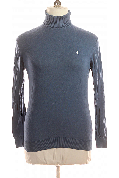 POLO CLUB Pánský Svetr Modrý Vel. L