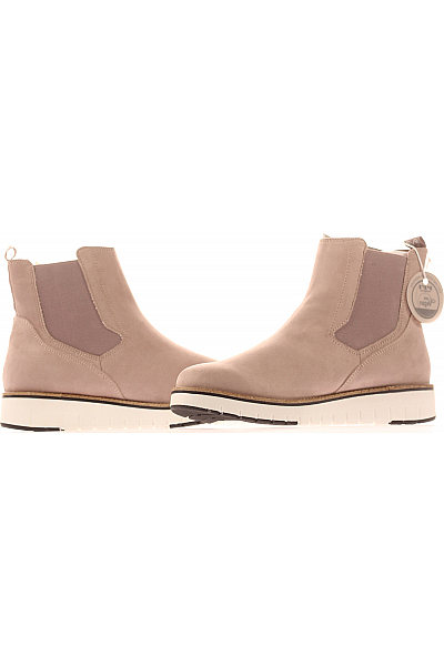 MARCO TOZZI Dámské Kotníkové Boty Růžové Vel. 41