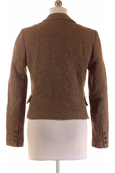 Dámské Sako Vlněný Hnědý Mexx Second hand Vel. 36
