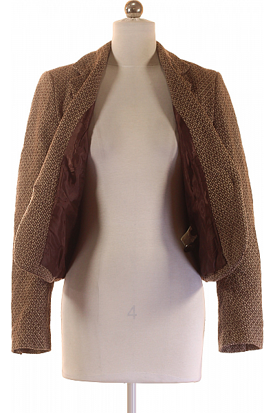 Dámské Sako Vlněný Hnědý Mexx Second hand Vel. 36
