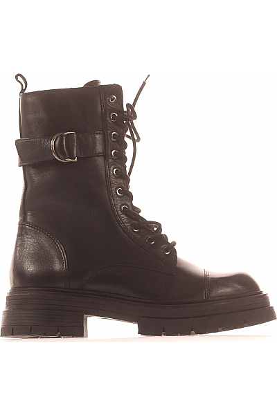 Inuovo Dámské Workery Kožené Černé Vel. 39