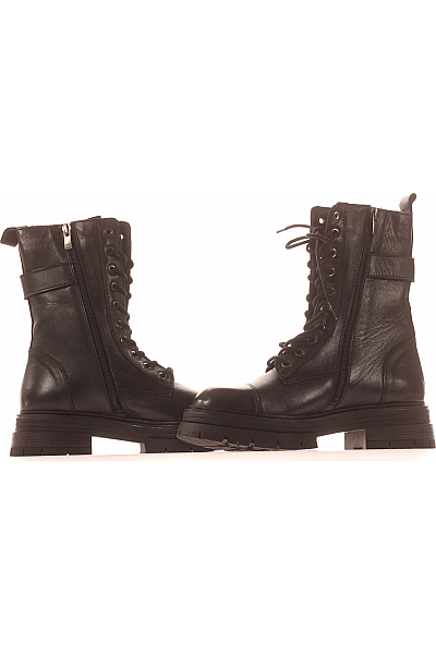 Inuovo Dámské Workery Kožené Černé Vel. 39