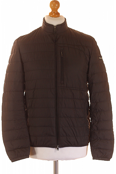 Prošívaná Pánská Bunda Černá Woolrich Second Hand Vel.  XS