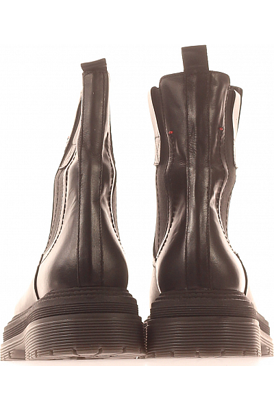 Inuovo Dámské Boty Kožené Černé Outlet Vel. 40