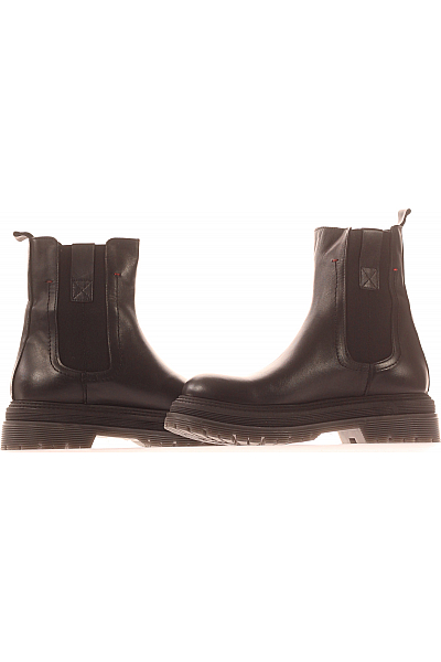 Inuovo Dámské Boty Kožené Černé Outlet Vel. 40