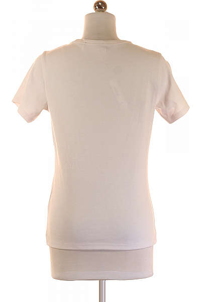 Jednoduché Dámské Tričko Bílé Hugo Boss Vel. S