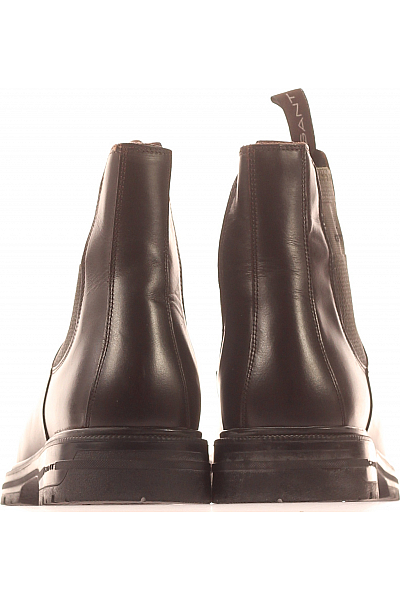 GANT Pánské Kotníkové Boty Kožené Hnědé Outlet Vel.  44